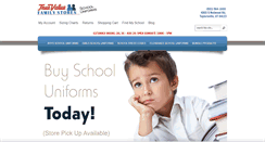 Desktop Screenshot of familystoresschooluniforms.com